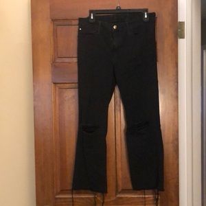 Joes black bootcut jeans